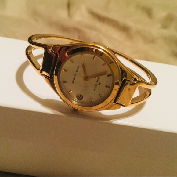 Anne Klein Accessories - ANNE KLEIN gold bangle watch